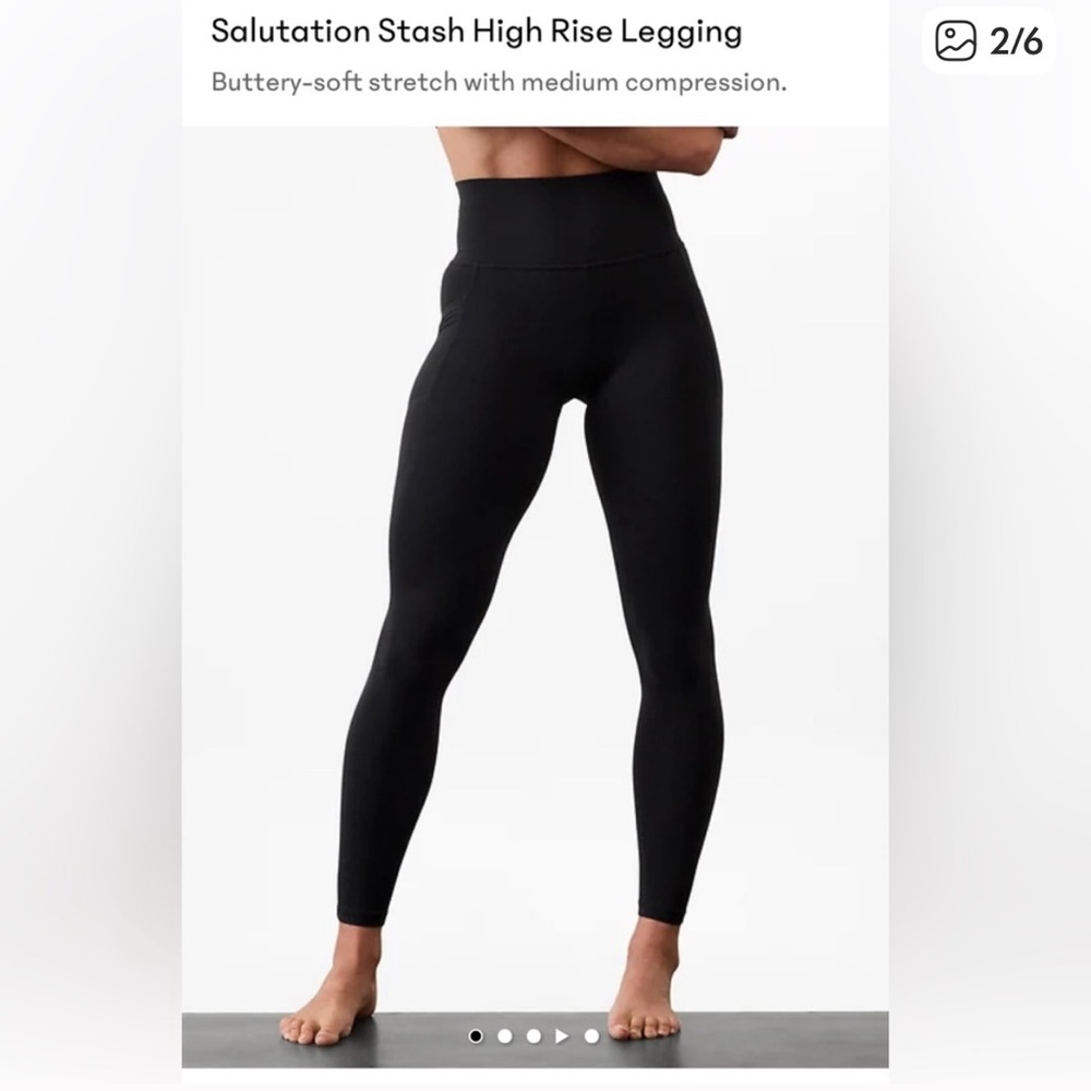 ATHLETA Salutation Stash High Rise Legging size small